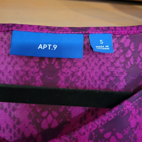 Apt.9 Women's Short Sleeve Cinched Top NWT - Picture 5 of 7